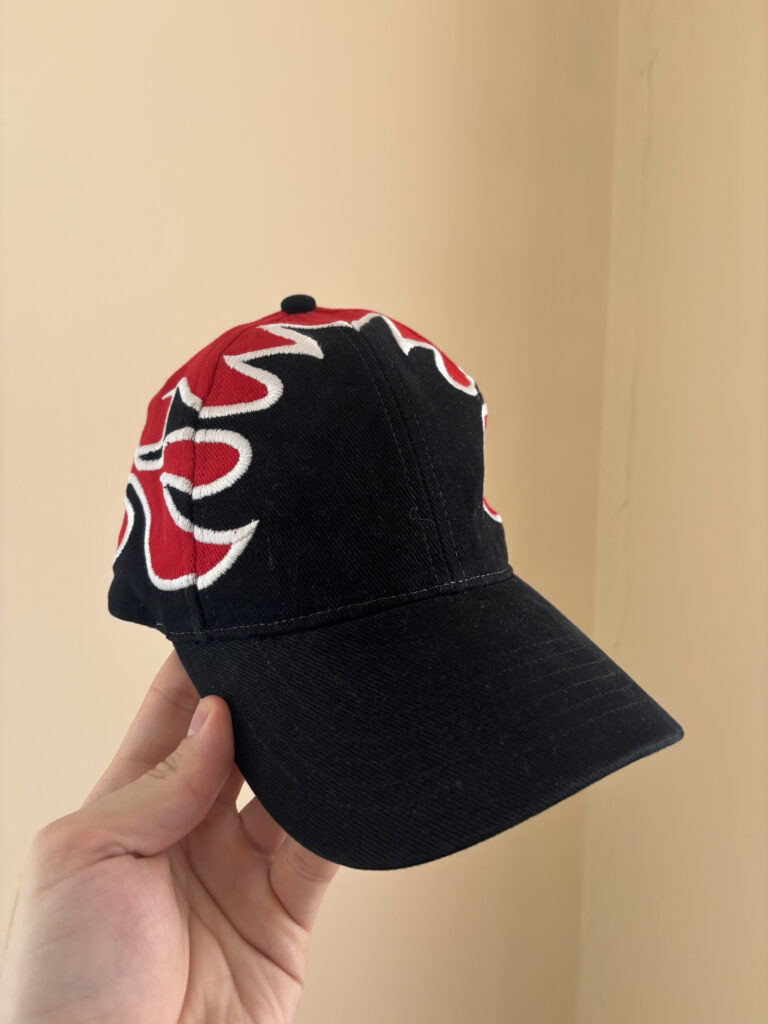 Vintage Y2K Flames Swag Dad Cap шапка