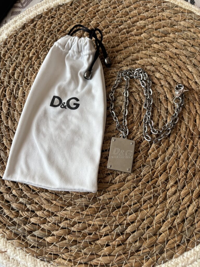 Dolce & Gabbana Unclassifiable Dog Tag Necklace