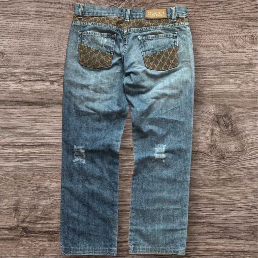 Vintage 90’s Gucci Monogram Pascha Denim дънки
