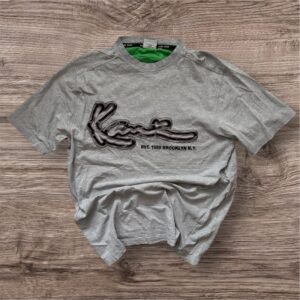 Vintage Karl Kani Embroidered Script Logo тениска