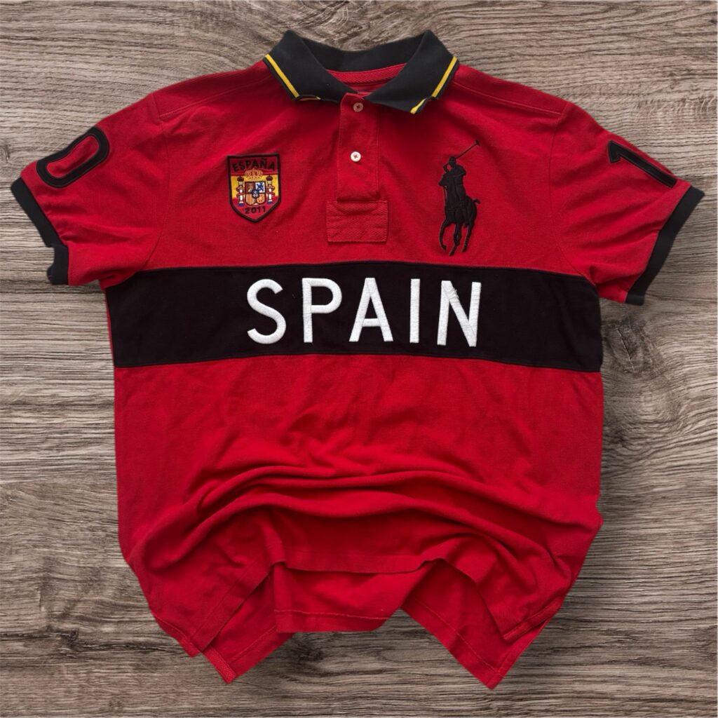 Vintage Polo Ralph Lauren Spain Chief Keef тениска с яка