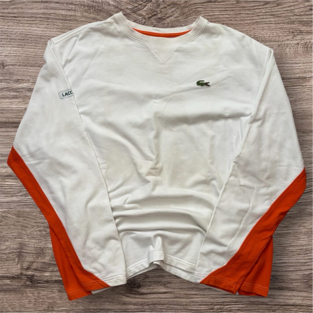 Vintage Lacoste Sport Two-tone Sweatshirt блуза
