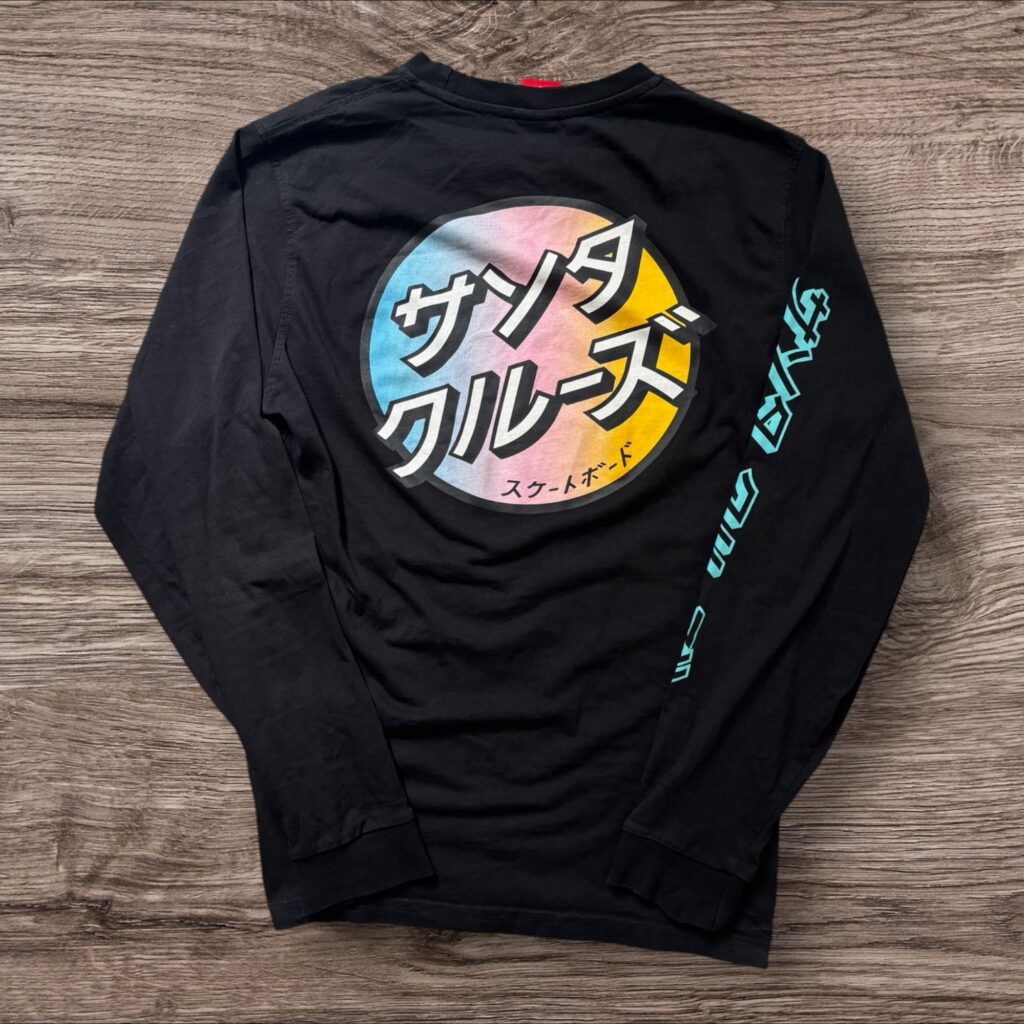 Santa Cruz Skate Double-sided Graphic тениска с дълъг ръкав