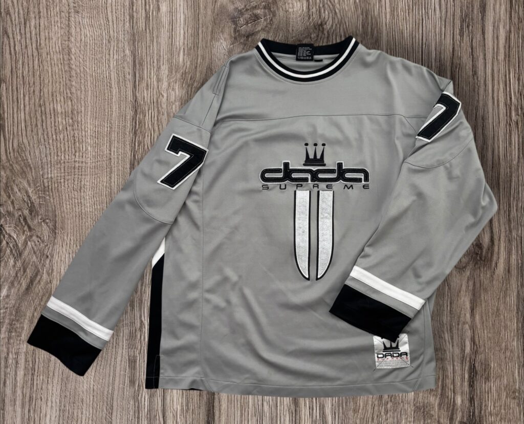 Vintage 90's Damani Dada Supreme Longsleeve Jersey Hiphop блуза