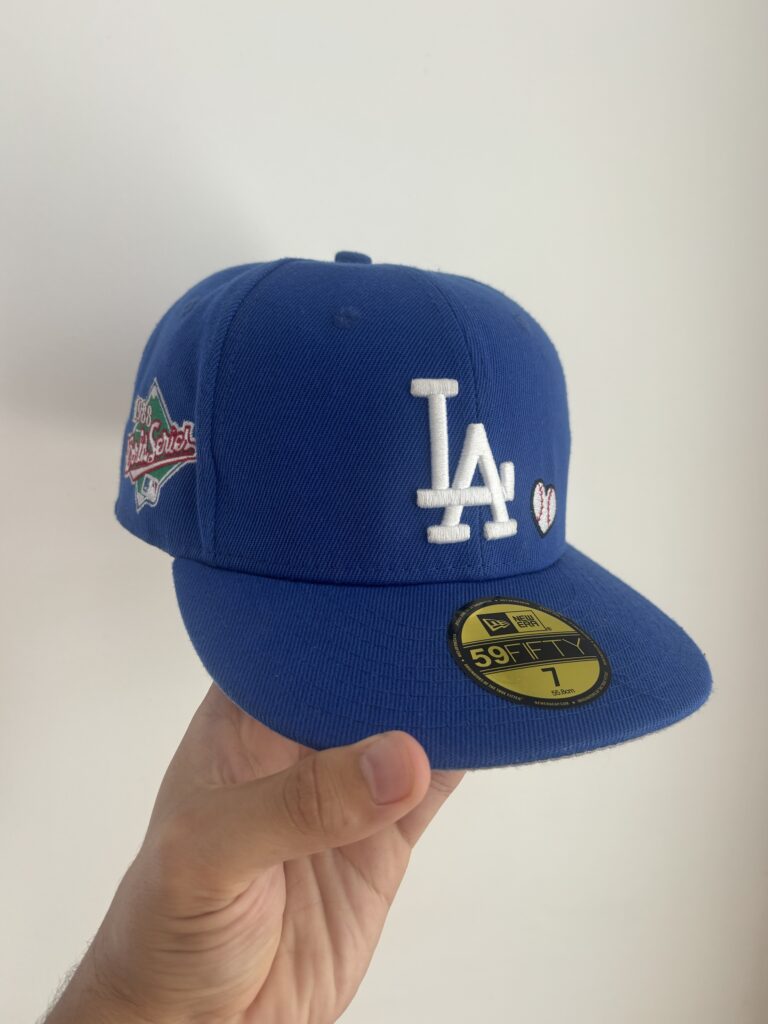 New Era LA Dodgers 59FIFTY Fitted Cap – Heart Edition шапка с права козирка
