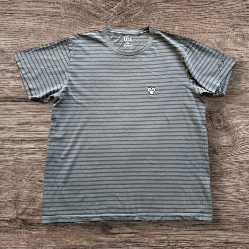 Uniqlo X Kaws Striped тениска