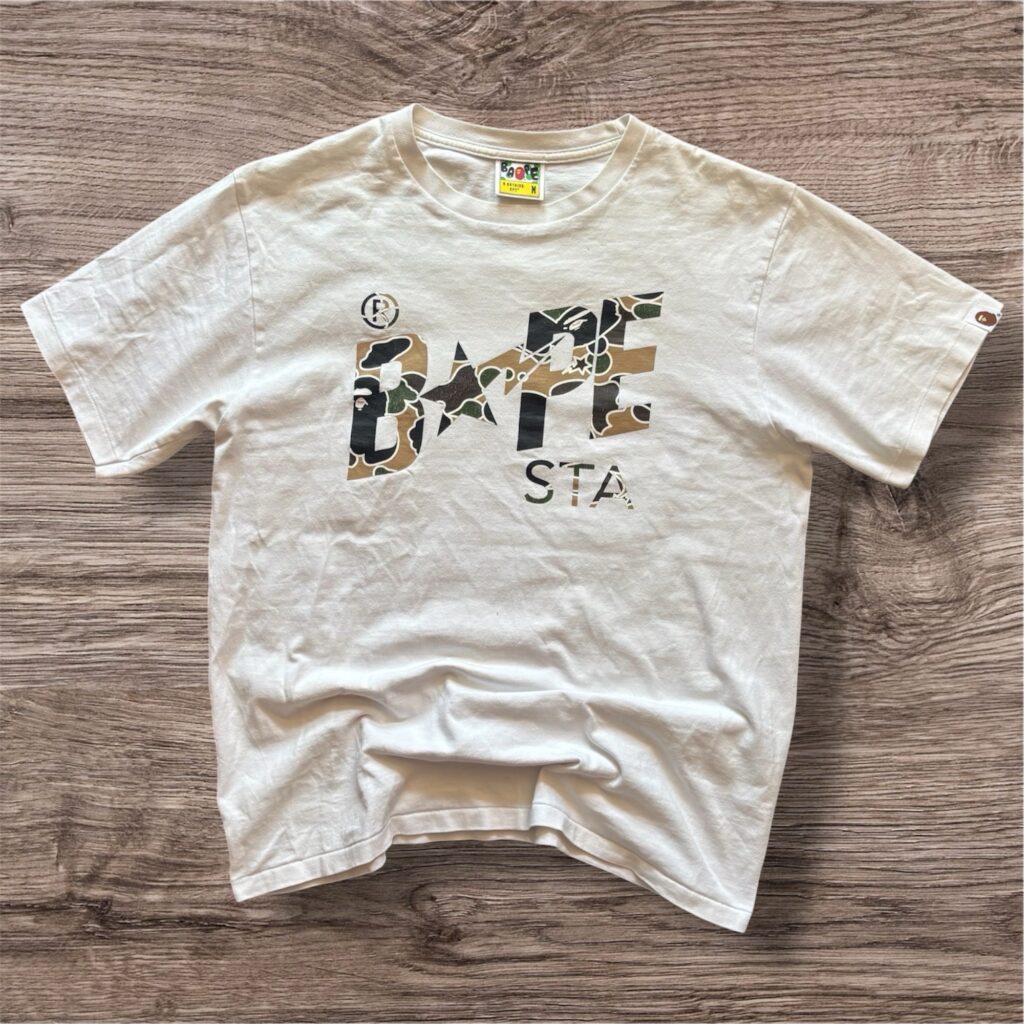 Vintage Bape-sta Camo Graphic тениска