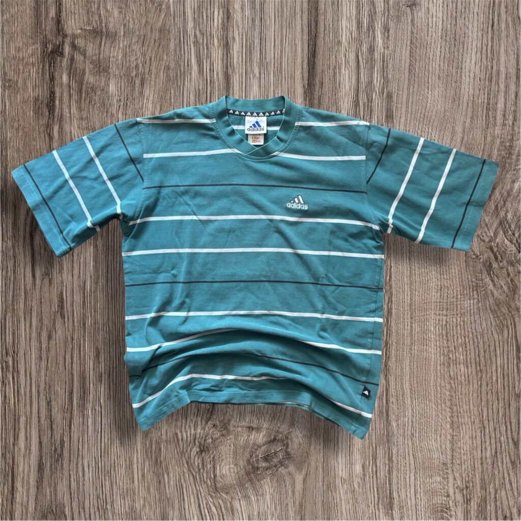 Vintage Adidas Striped тениска