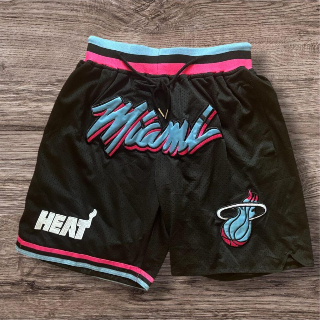 Just Don Miami Heat Basketball шорти Made in USA