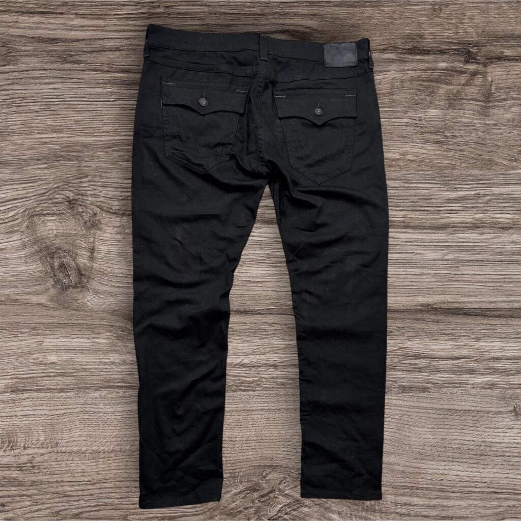 True Religion Baggy Geno Flap Pockets Blacked-out дънки