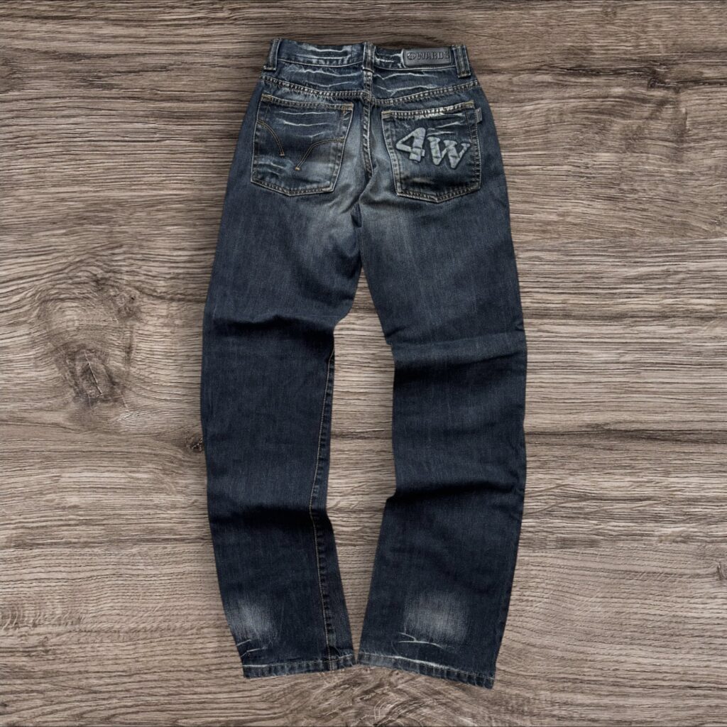 Vintage Y2K 4Ward Baggy Washed Denim дънки