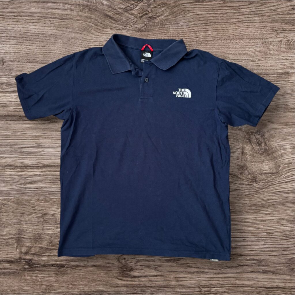 The North Face Embroidered Logo Polo тениска с яка