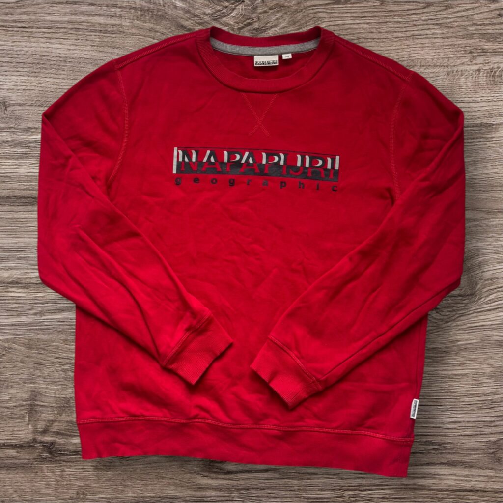 Napapijiri Graphic Logo Crewneck ватирана блуза